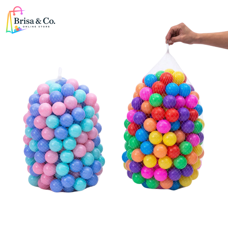 3- Ball Pit Balls – 50/100 Pack | 2.1” Soft Play Balls for Toddlers (Non-Toxic)