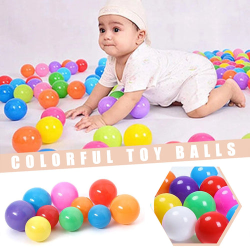 3- Ball Pit Balls – 50/100 Pack | 2.1” Soft Play Balls for Toddlers (Non-Toxic)